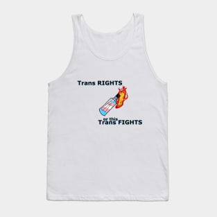 Trans rights (blue) Tank Top